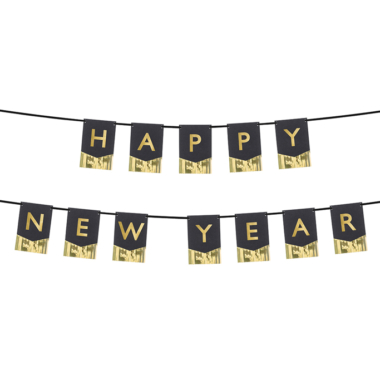 Baner Happy New Year - 135cm