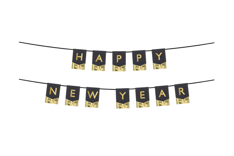 Baner Happy New Year - 135cm