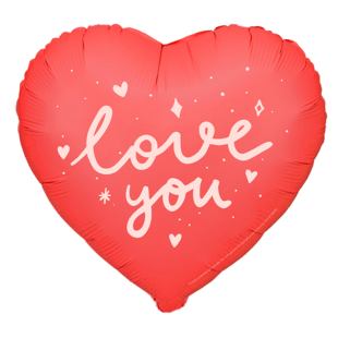 love you crveno srce balon
