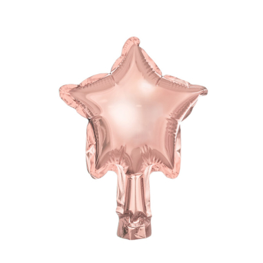 Zvezda rose gold 10cm - 5 kom
