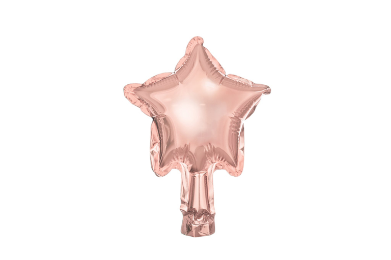 Zvezda rose gold 10cm - 5 kom