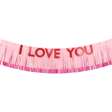 Baner I love you - 150cm