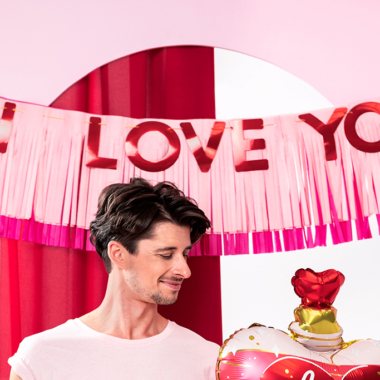 Baner I love you - 150cm