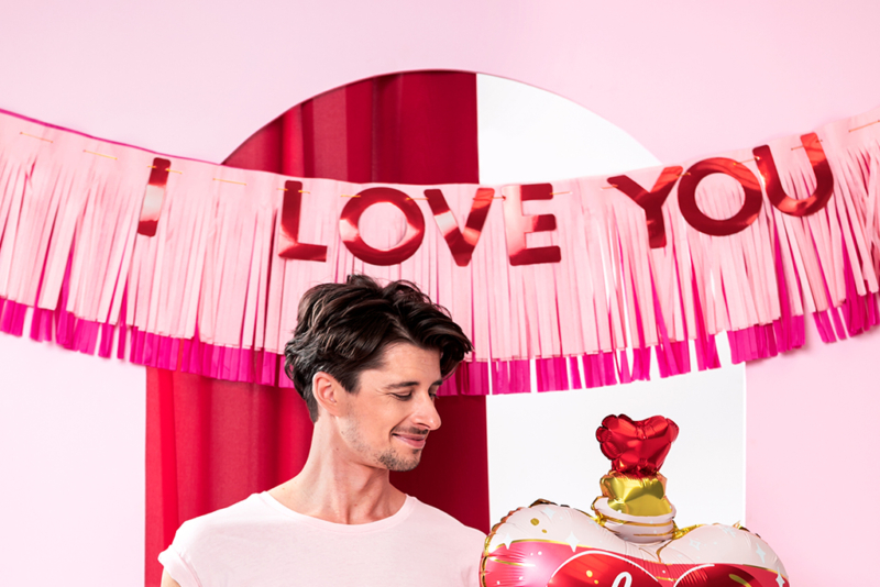 Baner I love you - 150cm