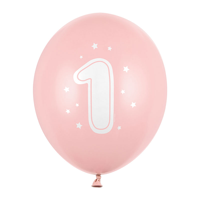 Roze sa brojem 1