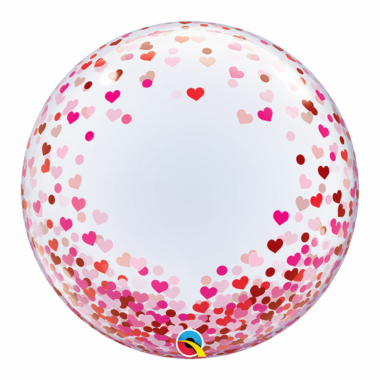 Crvena i roze srca - 61cm