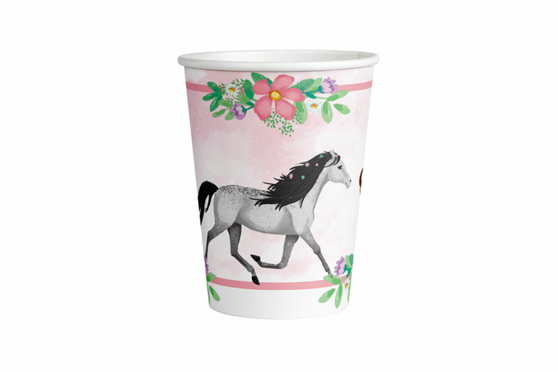 Čaše Beautiful Horses 250ml - 8 kom