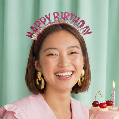 Rajf Happy Birthday pink - 18cm