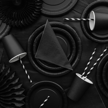 Plastični stolnjak - Crni