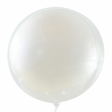 Krem balon u providnom balonu - 56cm