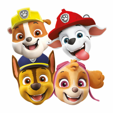 Maske Paw Patrol - 8 kom