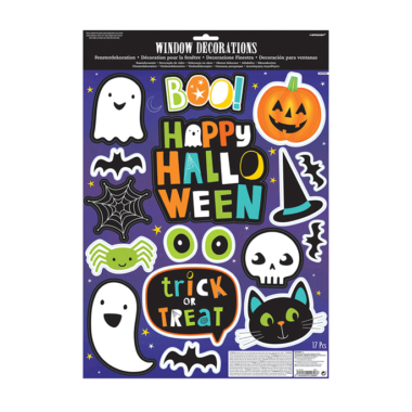 Stikeri za prozor Hallo-ween Friends - 17 kom