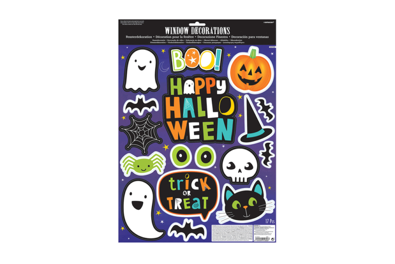 Stikeri za prozor Hallo-ween Friends - 17 kom