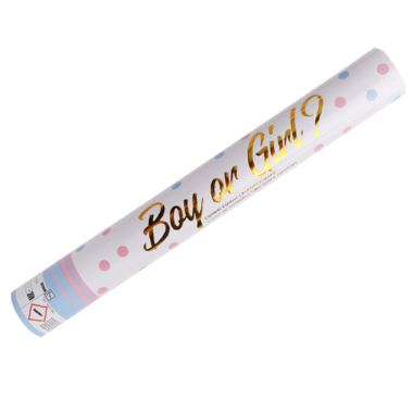 Top sa konfetama Boy or girl - plava – 40cm