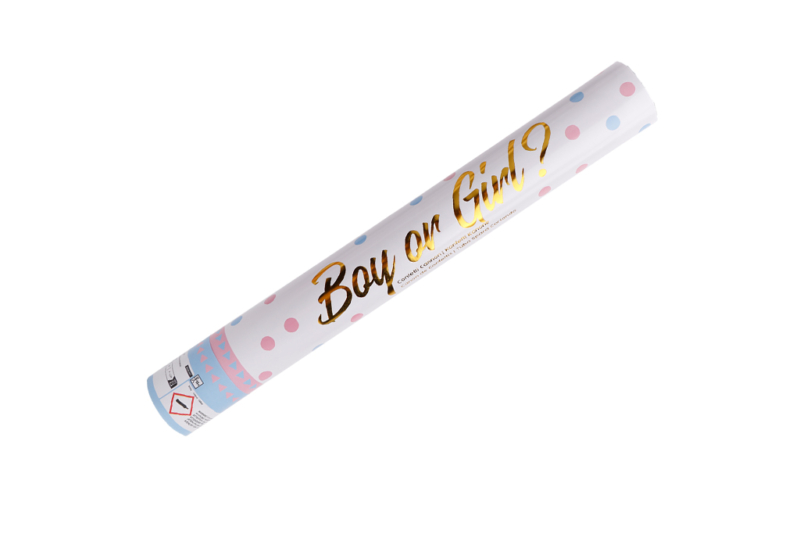 Top sa konfetama Boy or girl - plava – 40cm