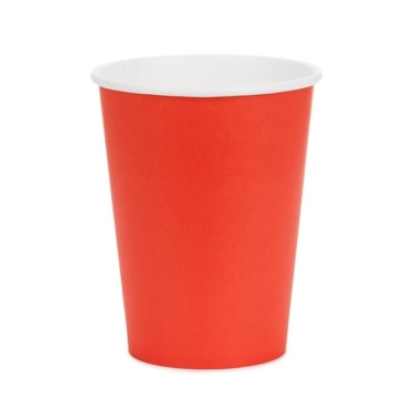 Čaše Crvene 250ml - 6 kom