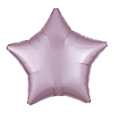 Zvezda mat svetlo roze - 46cm