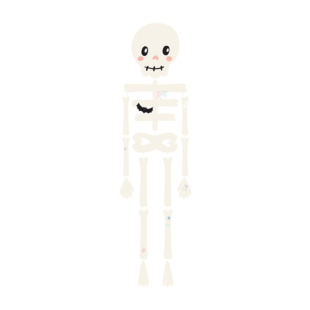viseca dekoracija skeleton