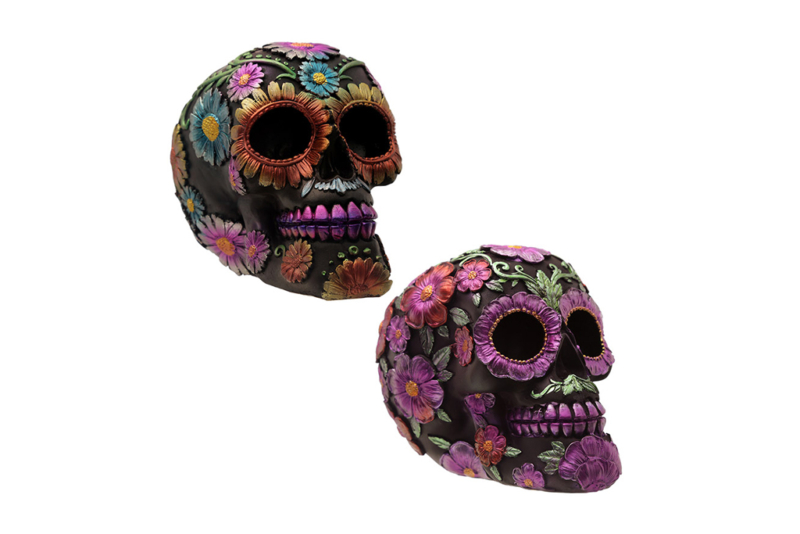 Figurice Day of the Dead Daisy & Flower Skull - izaberite boju