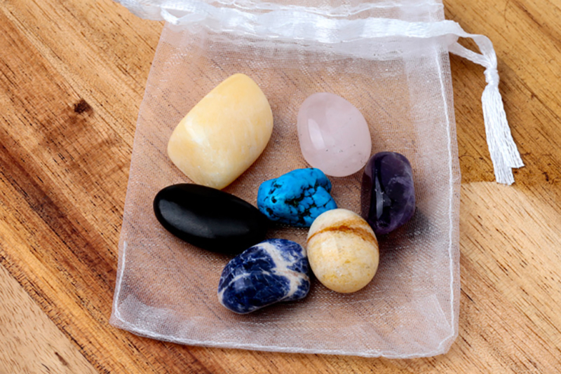 Mini set - 7 čakra kamena