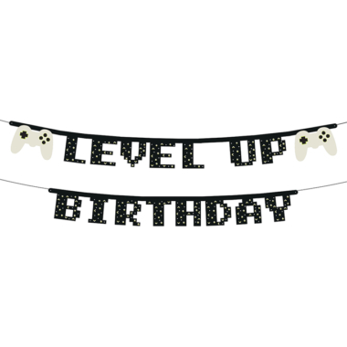 Baner Happy Birthday Level up - 2.5m