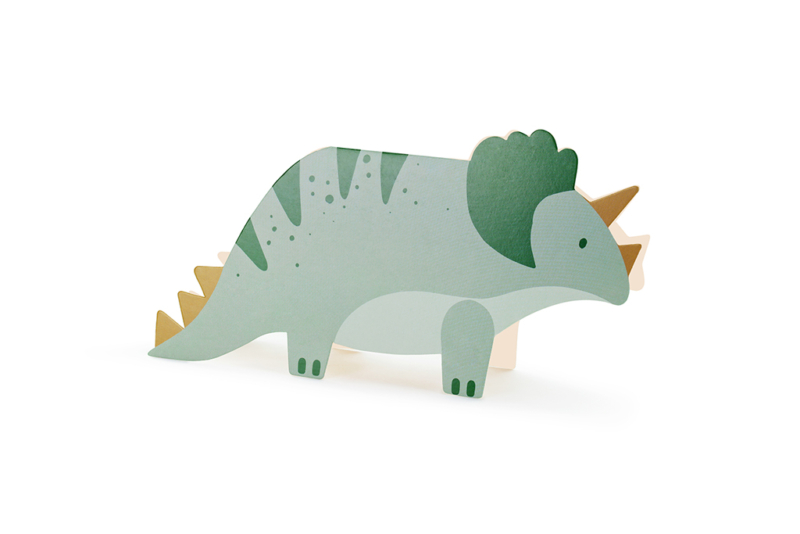 Pozivnice za rođendan Triceratops - 6 kom