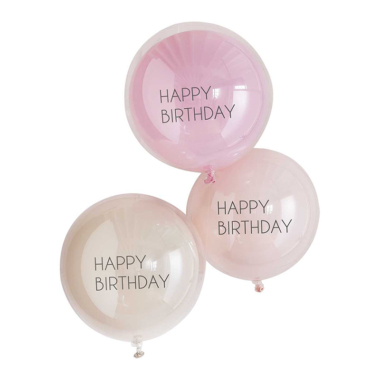 Happy Birthday 46cm - 3 kom