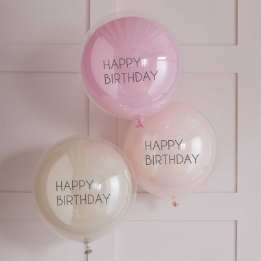 Happy Birthday 46cm - 3 boje