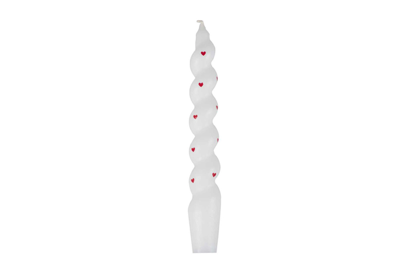 Sveća Crvena srca 24cm - 2 kom