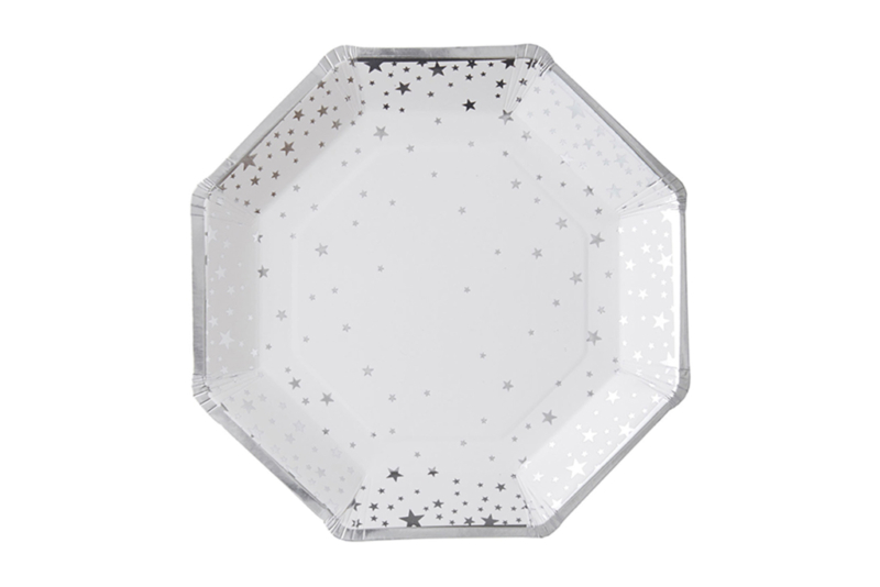Tanjiri Srebrne zvezdice 25cm - 8 kom