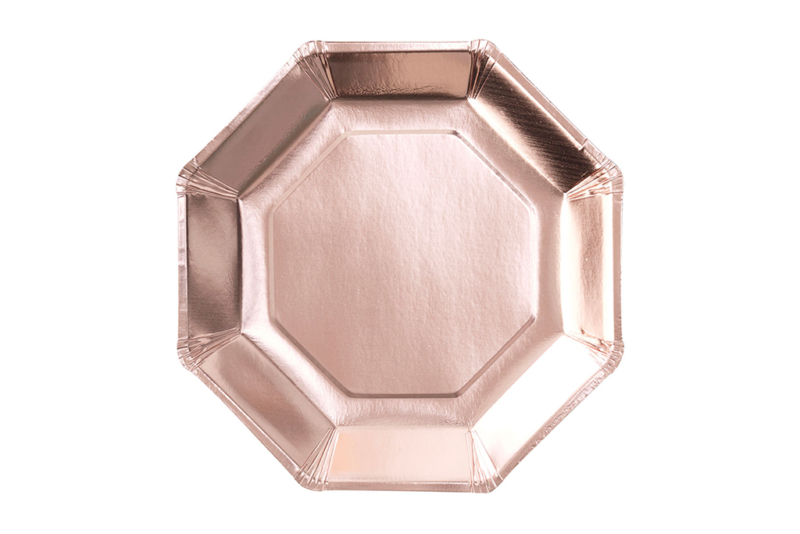 Tanjiri Rose gold 25cm - 8 kom