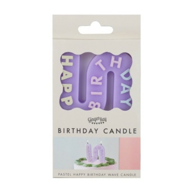 Svećica Happy Birthday - 12cm