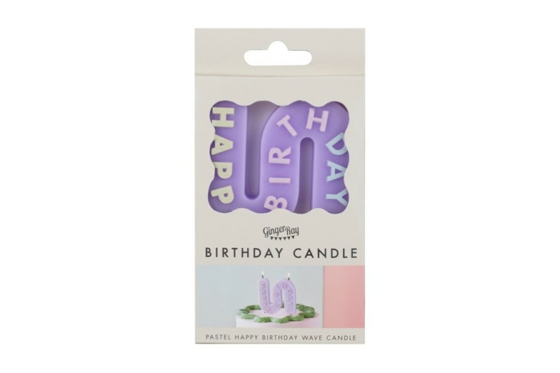 Svećica Happy Birthday - 12cm