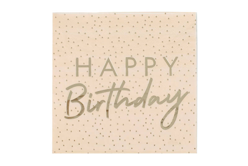 Salvete Happy Birthday 33cm – 16 kom