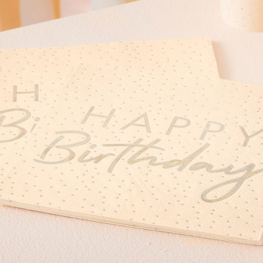 Salvete Happy Birthday 33cm – 16 kom