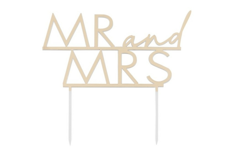 Toper za tortu - MR and MRS