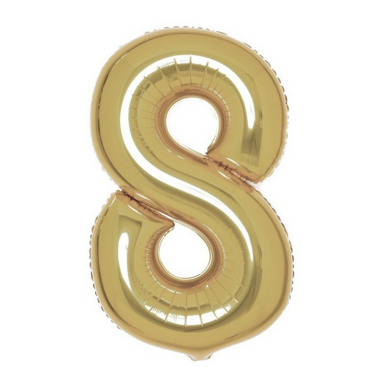 Broj 8 white gold - 86cm