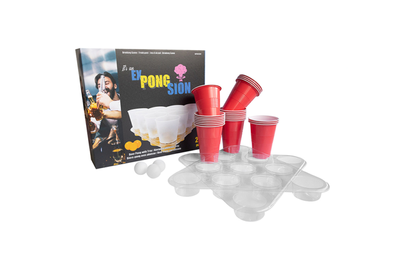 Beer Pong - Sa držačima za čaše
