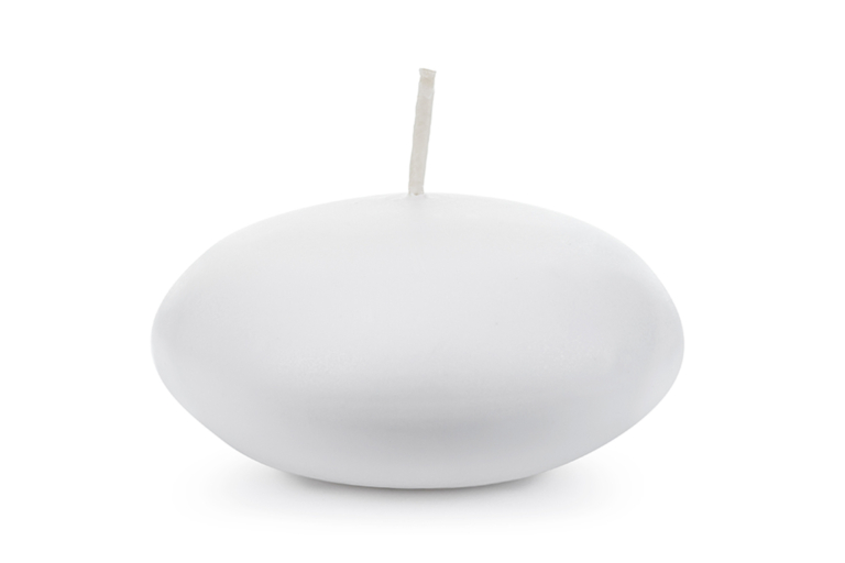Plutajuće sveće Bele 8cm - 4 kom