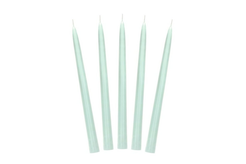 Sveća Mat mint 24cm - 10 kom