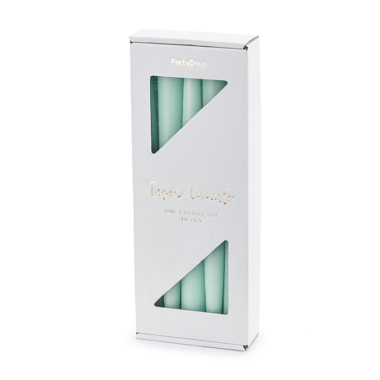 Sveća Mat mint 24cm - 10 kom