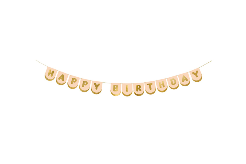 Baner Happy Birthday - 150cm