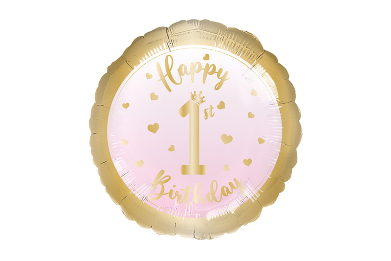 Happy 1st Birthday - 46cm