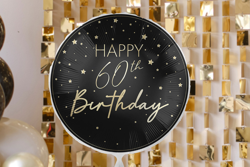 Happy 60th Birthday - 46cm