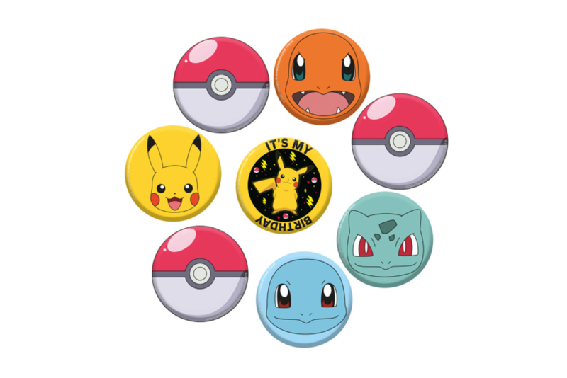 Bedževi Pokemon - 8 kom