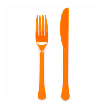 Plastične viljuške i noževi 19cm - 24 kom