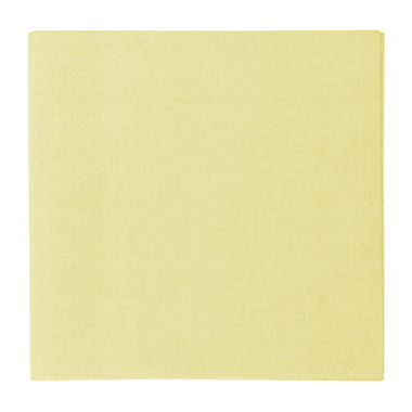 Salvete Pastelno žute 33cm - 20 kom