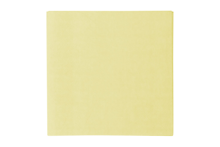 Salvete Pastelno žute 33cm - 20 kom