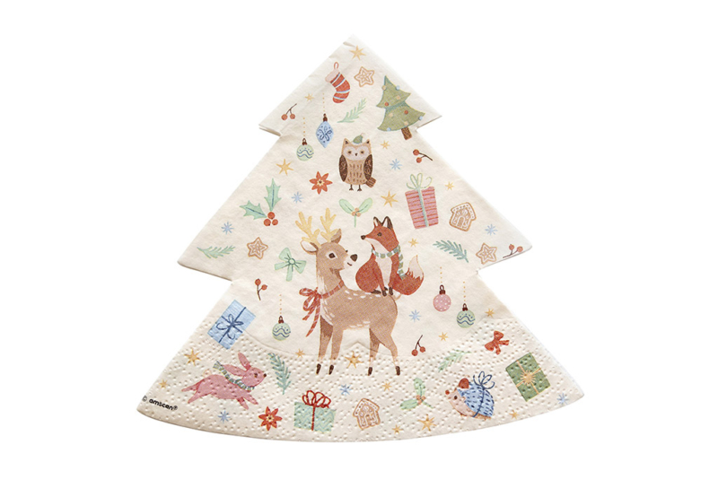 Salvete Winter Woodland 33cm - 16 kom