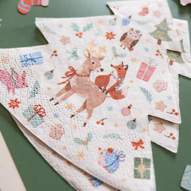 Salvete Winter Woodland 33cm - 16 kom